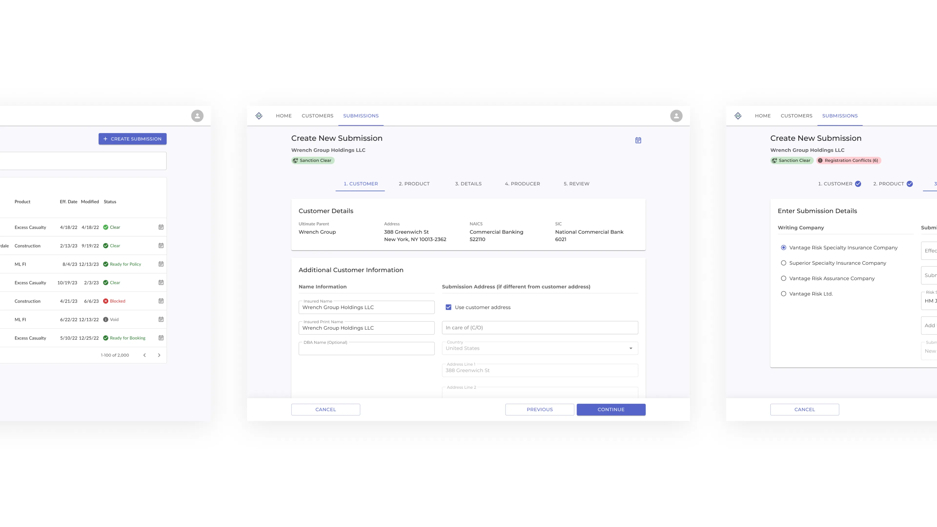 New submission design